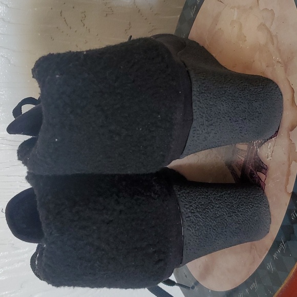Union Bay Women's Shearling Lined Wedge Boots sz 8 - Picture 3 of 7